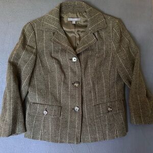 AT Studio Wool Y2K Women’s Brown/Green Blazer